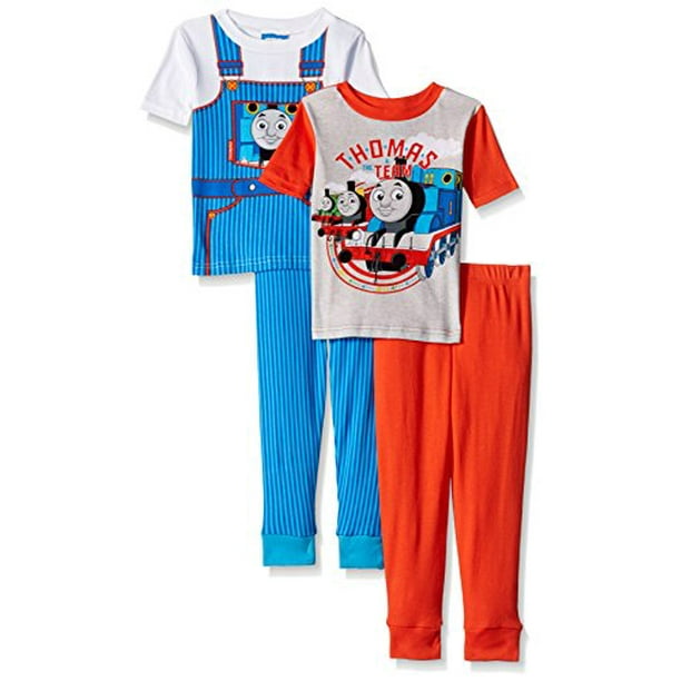 Thomas & Friends Little Boys Toddler Four-Piece Pajama Set Thomas & Friends Little Boys Toddler Four-Piece Pajama Set